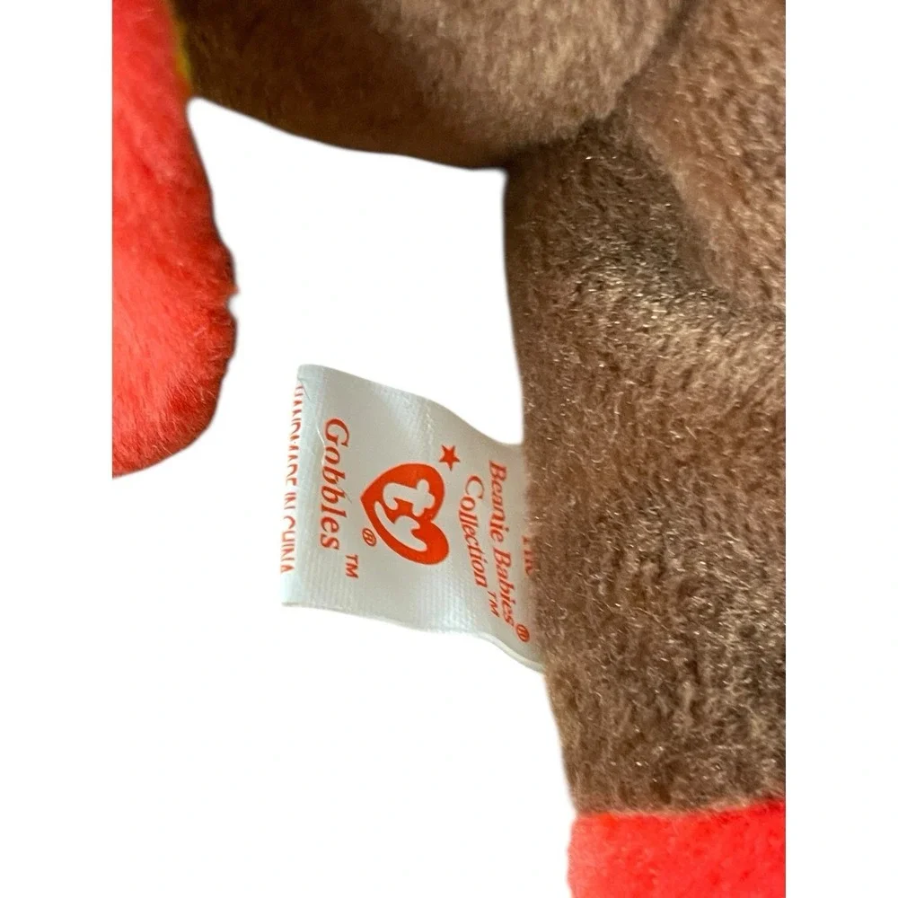 TY Beanie Baby Gobbles the‎ Turkey 1996 Retired Original Tags